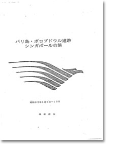 バリ島・ボロブドウル遺跡　シンガポールの旅